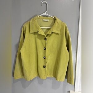 Bryn Walker Cotton Corduroy Waffle Shirt Jacket Size Small Button Up Shacket